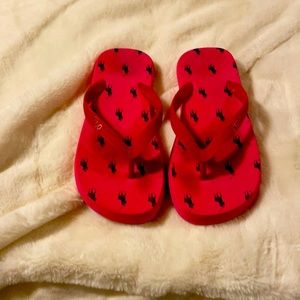 Used flip flops polo